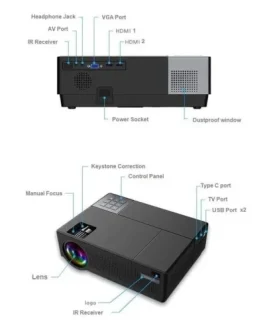 Cheerlux CL770 4000 Lumens Android Full HD Multimedia Projector