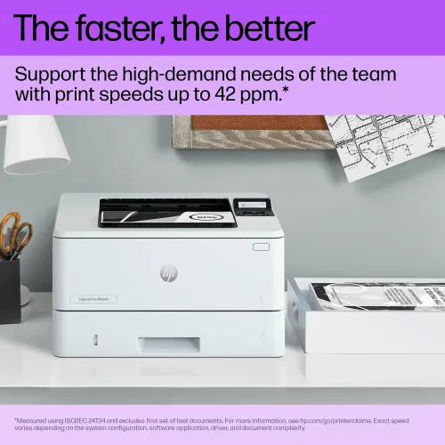 HP LaserJet Pro 4003dn Single Function Mono Laser Printer - Image 3